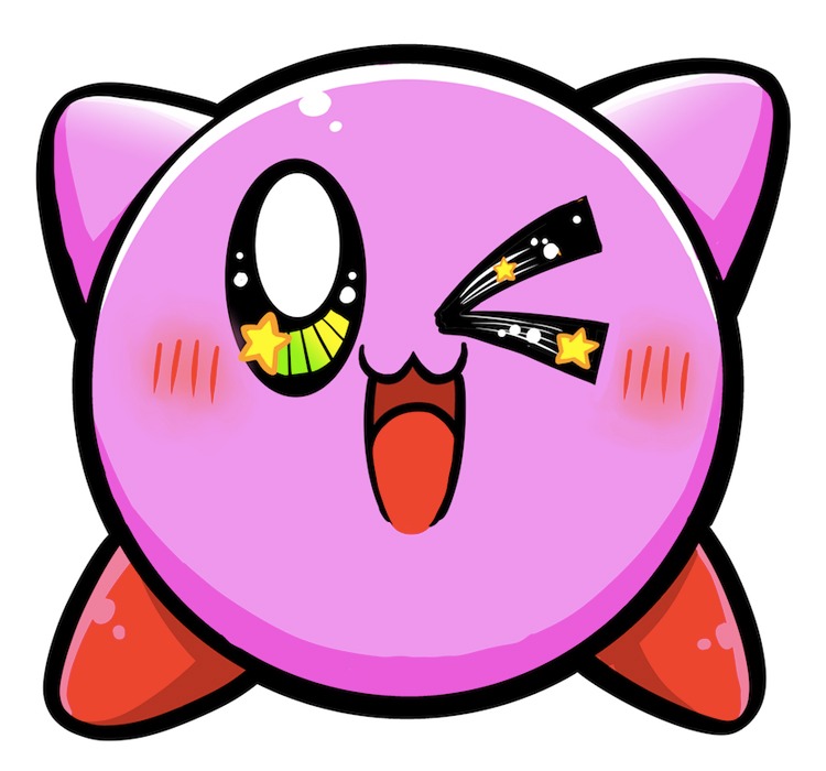 カービィのイラスト。