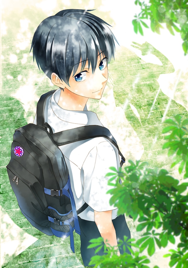 「初恋の肖像（ポートレート）」のイラスト。