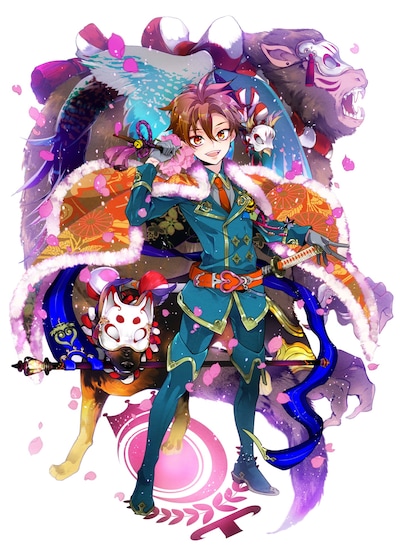 月刊ASUKA12月号表紙。