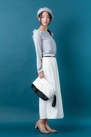 ユーリ・プリセツキーモデルのアイテムの使用イメージ。