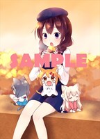 COMIC ZIN特典のイラストカード。