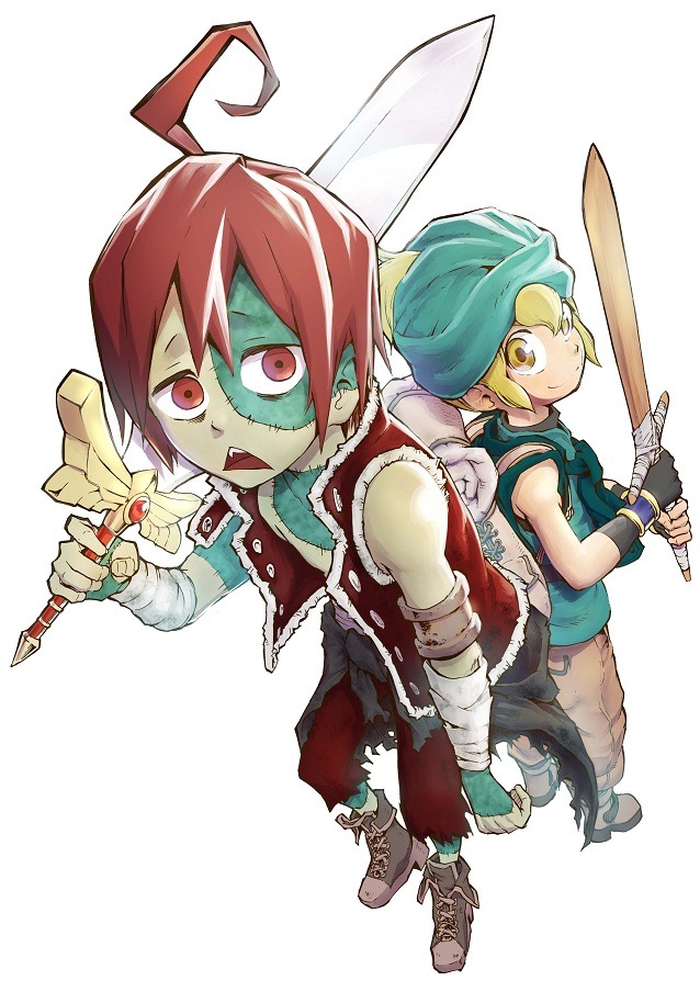 「ツギハギクエスト」のカラーカット。(c)笠間三四郎・植杉光／集英社