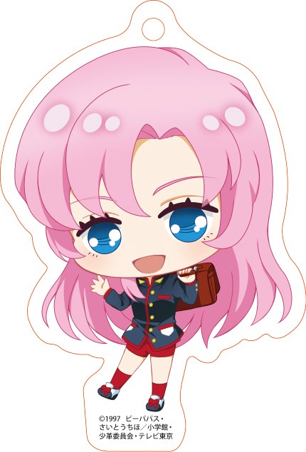 グッズつき入場券の特典のアクリルキーホルダー。