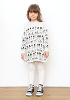 キッズ ロングスリーブ スウェットワンピース（ダンシング）