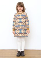 キッズ ロングスリーブ スウェットワンピース（フクロウ）