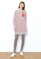 レディス ロングスリーブ スウェットワンピース（パーティー）