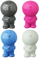 「COLOR THE DORAEMON」シリーズのUDFフィギュア全4種。 (c)Fujiko-Pro