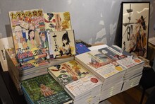 物販コーナー。きくち正太が所属するバンド・あらかぷのCDも売られていた。