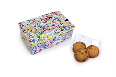 「〈村上隆〉クッキー缶」(c)Takashi Murakami/Kaikai Kiki Co., Ltd. All Rights Reserved. (c)Fujiko-Pro