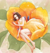 新装版「きみが心に棲みついた」上巻カバーイラスト