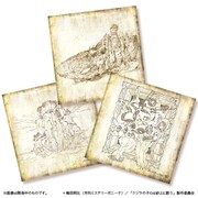 「クジラの子らは砂上に歌う」のハンカチ3種。