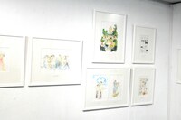 「～画業20周年記念～志村貴子原画展」の様子。
