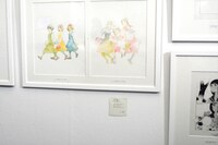 「～画業20周年記念～志村貴子原画展」の様子。