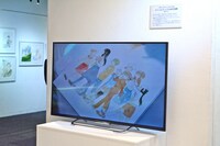 「～画業20周年記念～志村貴子原画展」の様子。