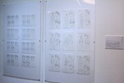「～画業20周年記念～志村貴子原画展」の様子。