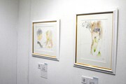 「～画業20周年記念～志村貴子原画展」の様子。