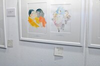 「～画業20周年記念～志村貴子原画展」の様子。