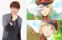 宮野真守と、宮野が演じる伊集院忍。