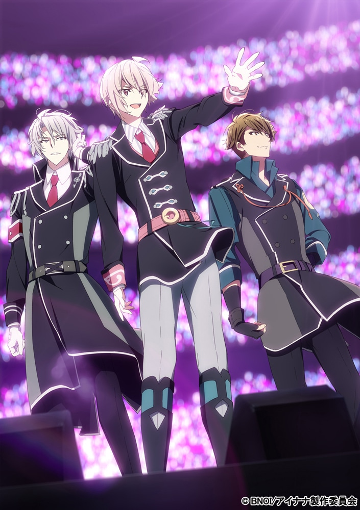 アニメ「アイドリッシュセブン」TRIGGERのキービジュアル。