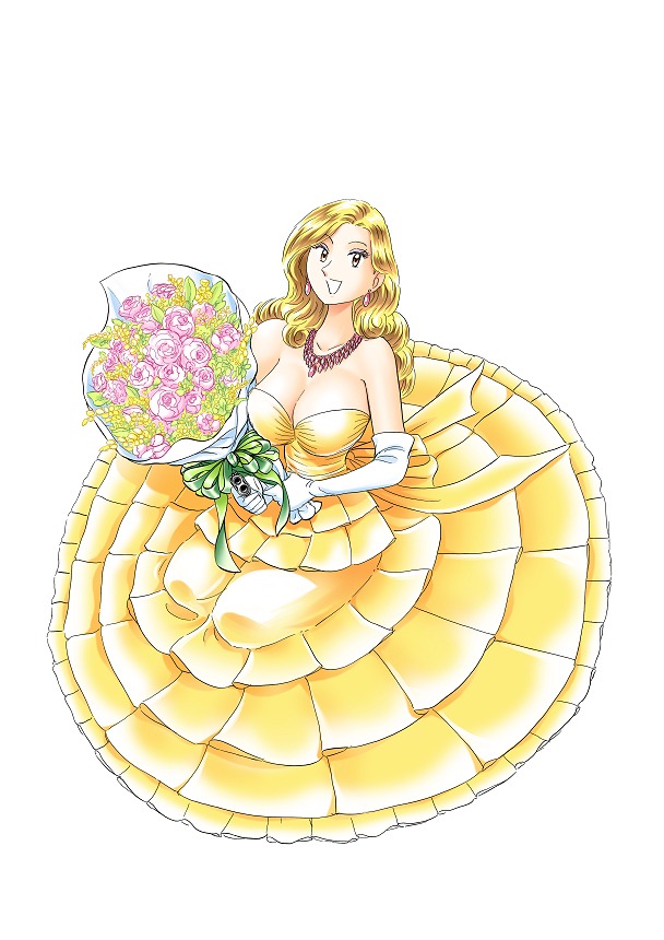 「Mr.Clice」1巻の新装版に使用されたイラスト。(c)秋本治・アトリエびーだま／集英社