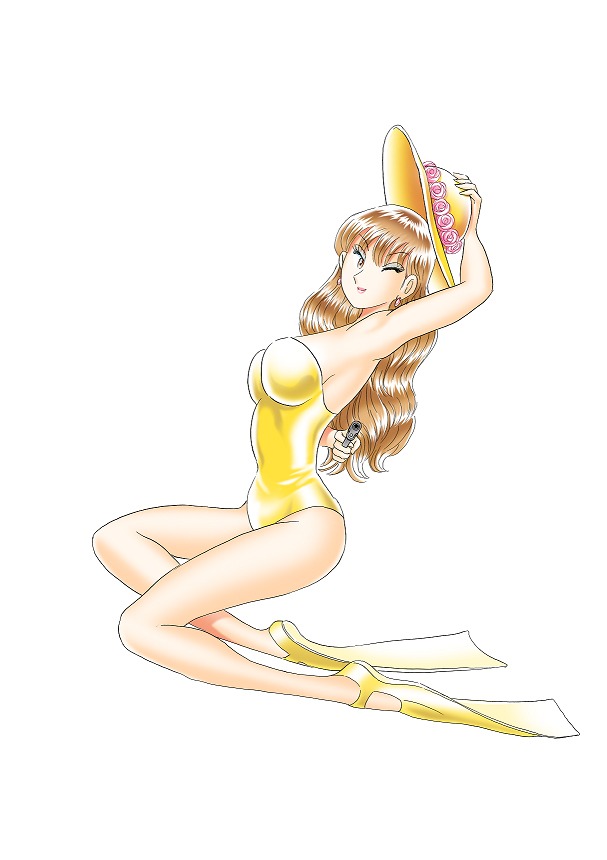 「Mr.Clice」5巻の新装版に使用されたイラスト。(c)秋本治・アトリエびーだま／集英社