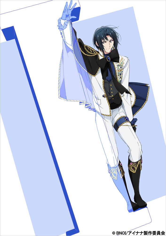 アニメ「アイドリッシュセブン」Blu-ray第1巻のスリーブビジュアル。