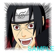 「NARUTOｰナルトｰ（J50th）」のスタンプ。