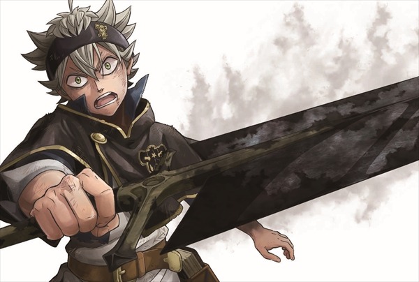 「ブラッククローバー」Blu-ray / DVD1巻のジャケットイラスト。