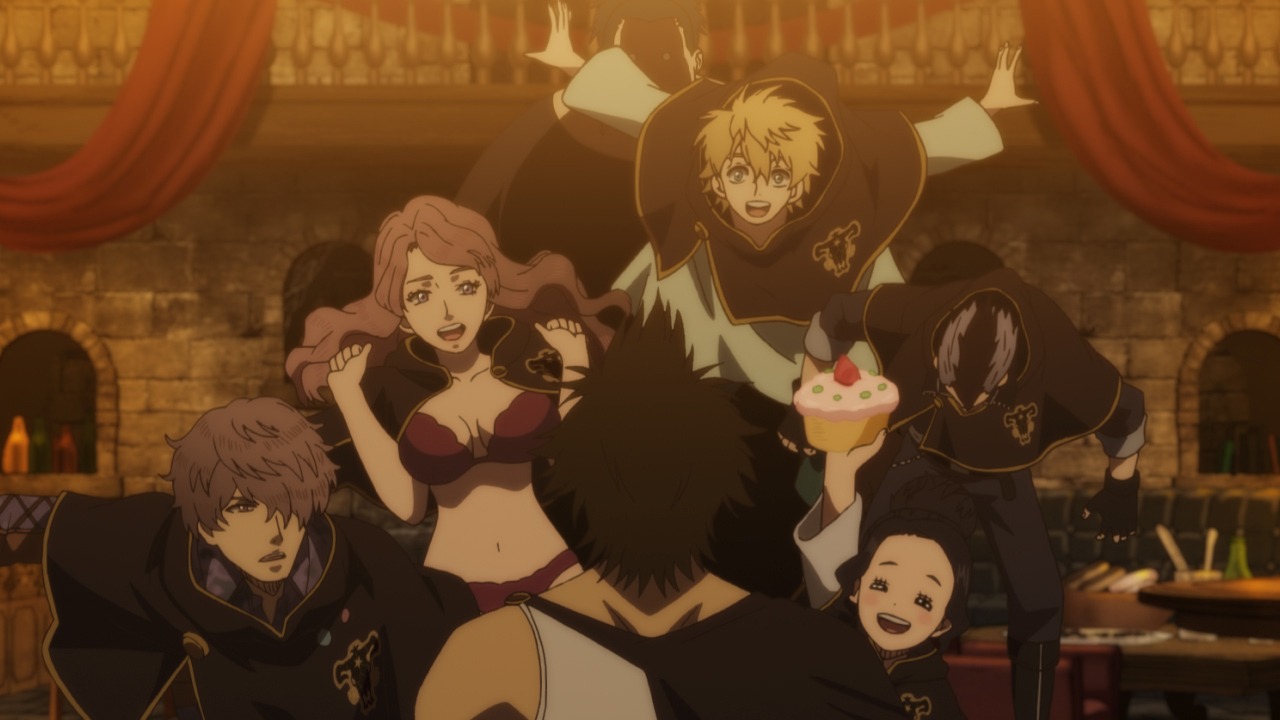 「ブラッククローバー」第6話の場面写真。