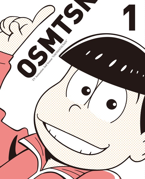 アニメ「おそ松さん」第2期のBlu-ray / DVD第1巻のジャケット。