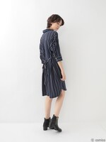 「爪先の宇宙 イメージ シャツワンピース」着用イメージ