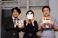 「映画も漫画も語りつくす！『ちょっとまて野球部！』製作秘話トークショー」の様子。