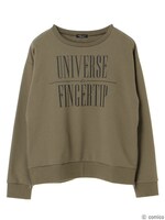 「爪先の宇宙 イメージ ロゴプリントプルオーバー」使用イメージ