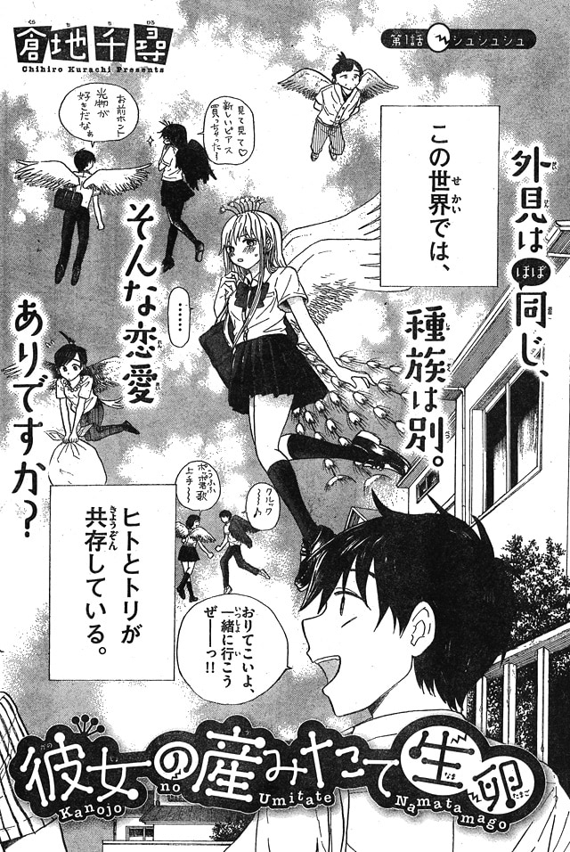 男子高校生 鳥少女の 変愛 描く新連載 彼女の産みたて生卵 がサンデーで コミックナタリー