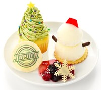 11月23日から12月25日までの期間限定で提供される「Merry Christmas☆最強ユニットJupiterのクリスマスプレート」。
