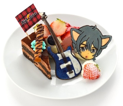 「ミステリアスでクールな夏来のケーキプレート」