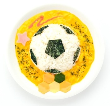 「元気いっぱい☆ 悠介のサッカーオムライス」