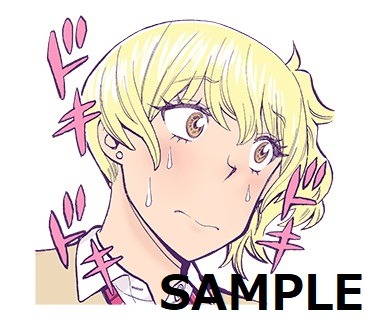 LINEスタンプ「ふたりモノローグ」より。