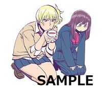 LINEスタンプ「ふたりモノローグ」より。