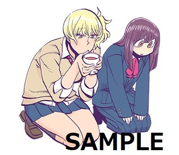 LINEスタンプ「ふたりモノローグ」より。