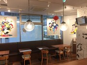 大阪・心斎橋にて展開されている「らんま1/2カフェ」の店内の様子。