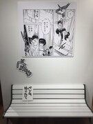 大阪・心斎橋にて展開されている「らんま1/2カフェ」の店内の様子。