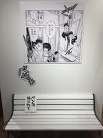 大阪・心斎橋にて展開されている「らんま1/2カフェ」の店内の様子。