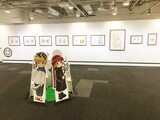 「連載25周年記念 魔法陣グルグル大原画展 ~衛藤ヒロユキの世界~」の様子。
