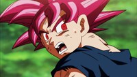 「悟空 VS ケフラ!超サイヤ人ブルー敗れる!?」の場面写真。