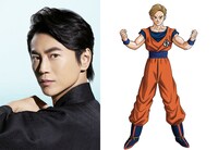 氷川きよしと氷川をモチーフにしたイラスト。(c)バードスタジオ/集英社・フジテレビ・東映アニメーション