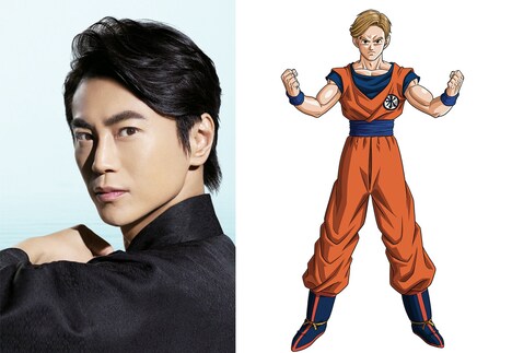 氷川きよしと氷川をモチーフにしたイラスト。(c)バードスタジオ/集英社・フジテレビ・東映アニメーション