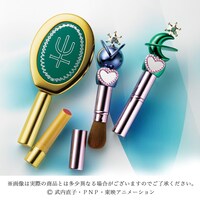 「ミラクルロマンス ディープアクアミラールージュ」と「ミラクルロマンス ツインリップロッドチークブラシ」