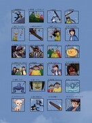 「彼岸島X」のLINEスタンプ。