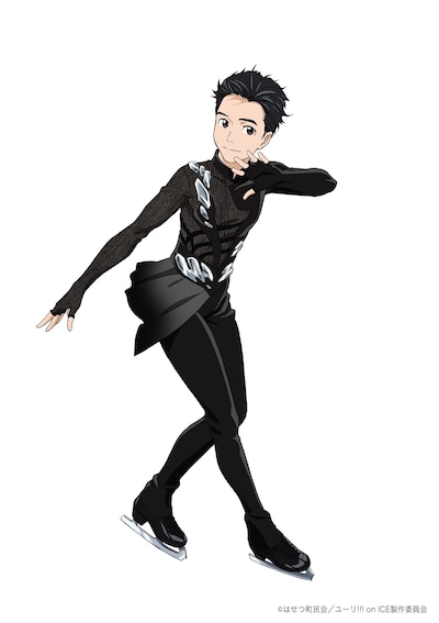 「愛について～Eros～」の衣装を着用した勝生勇利。